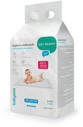  BabyOno eldobható pelenkázó alátét 60 x 40 cm - 20 db + 2 db AJÁNDÉK