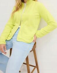 Bonprix Polár pulóver, sárga, Size 56/58, cipzáros