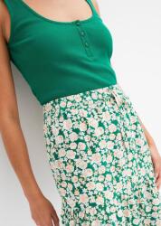 Bonprix 42 Size trapéz mini rokya, zöld, viszkóz