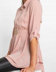 Bonprix Blúz, rózsaszín, Size 46 (XXXL), díszítéssel