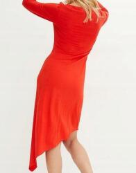 Bonprix Ruha, fodros póló, Size 36/38, piros, 64% poliészter, 32% viszkóz