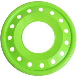 Dohány Frizbi 24 cm lyukas zöld (406) - s1sport
