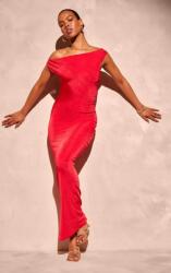 Prettylittlething CC52215 Prettylittlething Maxi Ruha Egy Vállas Kivitelben, Piros (45) S