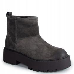 CheBello 4512 Szürke Bőr Hótaposó Bakancs 36-OS (4512-044-000-MIC-S348 Szary)