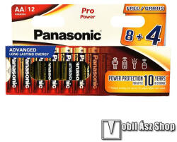 Panasonic SMART szupertartós elem, AA, LR6EPS, 1.5V, alkáli, 12db/csomag (LR6EPS/12HH 8+4F SMART)