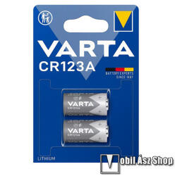 VARTA fotóelem, CR123A, 3V, lítium, 2db/csomag (57983123269)
