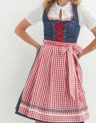 Bonprix ruha, Size 48, népi stílusban, kék, pamut