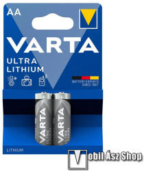 VARTA ULTRA tartós elem, AA, LR06, 1.5V, lítium, 2db/csomag (6106301402)