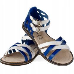 Apawwa Kék bőr szandál, Size 25, bőr talpbetét, merevített sarok (H40)