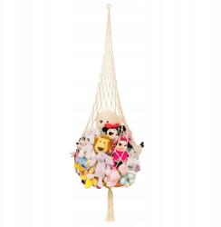  Plüss Játékok Tároló Szervezője, Plüssállatok Felszerelhető Háló (Dekoracje Do Pokoju Dzieciecego Makrama)