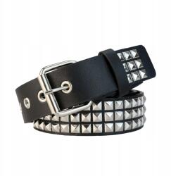 Little Angel Öv nadrághoz, fekete, szegecses, Punk csattal, 100cm (P132)