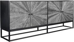 Invicta BARRACUDA szürke mangófa tikfa tálalószekrény - dodo - 535 900 Ft