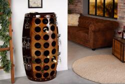 Invicta SEVEN SEAS barna hordóalakú palack tároló 95cm