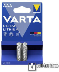 VARTA ULTRA tartós elem, AAA, LR03, 1.5V, lítium, 2db/csomag (6103301402)