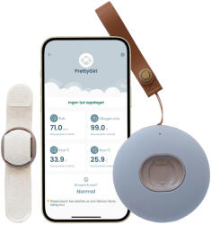 BabySensor Relax Smart érzékelő 0-5 éves gyermekeknek, kar-/lábpánttal