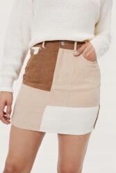 Nasty Gal KC23302 Nasty Gal Bordázott Mini Szoknya (45) Xs