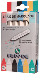 Soppec Lumber zsírkréta 12 db - Fehér (421100)