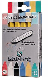 Soppec Lumber zsírkréta 12 db - Sárga (421102)