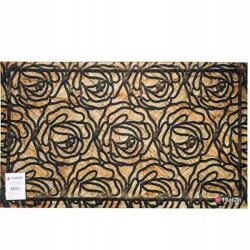 Tragar Lábtörlő bejárati szőnyeg, 45×75cm, gumírozott, virágmintás (31727)