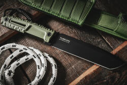 Extrema Ratio Tuscan S600 Black bushcraft kés (04.1000.0106/S6/BLK-GRN)