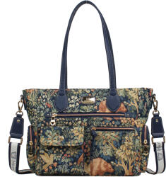  Henney Bear -Kézi- és Válltáska -H-1199-WALKING THE FOREST- (H-1199-WALKING THE F)