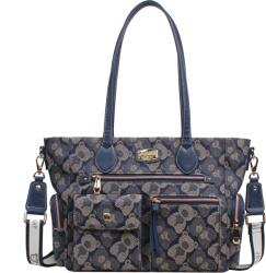  Henney Bear -Kézi- és Válltáska -H-1199-SHADOW BEAR BLUE- (H-1199-SHADOW BEAR B)