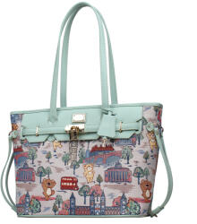  Henney Bear -Kézi- és Válltáska -H-1184-LONDON BRIDGE- (H-1184-LONDON BRIDGE)