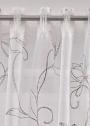 Bonprix Függöny, hímzett mintával, Size 130/175, fehér, poliészter (918691)