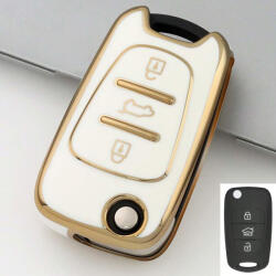 Hyundai 3 gombos bicskakulcs TPU tok fehér arany (THY002AFH)
