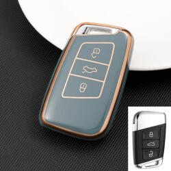  Volkswagen smart 3 gombos TPU tok kék arany (TVW051AKE)