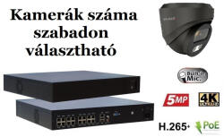 Monitorrs Security - AI IP Dóm kamerarendszer 9-16 kamerával 8 Mpix GD - 6377K9-16