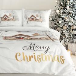 Takoy Karácsonyi pamut szatén ágyneműhuzat-garnitúra 140x200 cm Merry Christmas