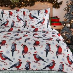 Takoy Karácsonyi ágyneműhuzat-garnitúra 160x200 cm karácsonyi madarak-HF-472777