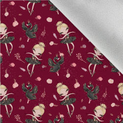 Takoy Softshell anyag téli- balerina bordó szín