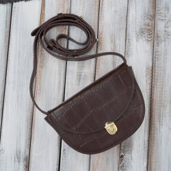 Paolo Peruzzi Kis bőr női kézitáska | barna