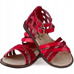 Apawwa rózsaszín szandál, Size 25, bőr talpbetét, merev sarokkéreg (H40)