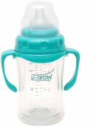 U-GROW Biberon din Sticla 120 ml Gat Larg U-GROW A-1055