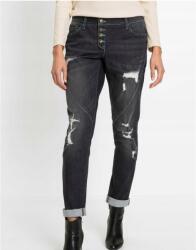 Bonprix 38-as Farmer Nadrág, szürke, pamut, poliészter, elasztán