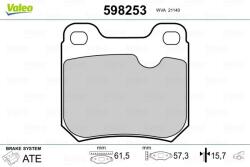 VALEO Fékbetét készlet VALEO 598253 for OPEL, VAUXHALL (598253)