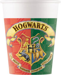  Harry Potter Hogwarts Houses papír pohár 8 db-os 200 ml FSC