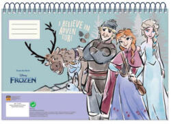  Disney Jégvarázs Adventure A/4 spirál vázlatfüzet 30 lapos