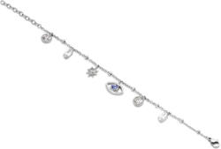  Victoria Ezüst színű köves szem karkötő - tisztitoszertrendelek