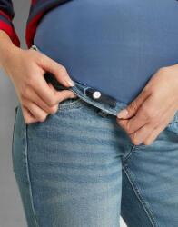 Bonprix Női Terhességi Farmer, Size 38, kék, felsőrész 79% pamut