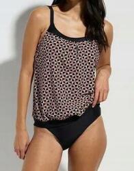 Bonprix Tankini, Size 52, fekete, 80% poliamid, 20% elasztán
