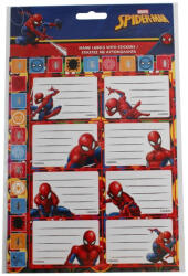  Pókember Wall füzetcímke matricával 16 db-os