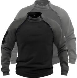  Férfi Divat Polar Fleece Pulóver Bélelt Sport Polár Taktikai Military méret4XL