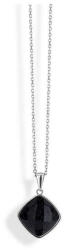  Victoria Ezüst színű fekete köves nyaklánc - tisztitoszertrendelek - 4 010 Ft