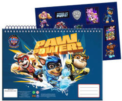  Mancs Őrjárat Power Up A/4 spirál vázlatfüzet 40 lapos matricával