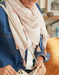 Bonprix Női Sál Rojtokkal, többszínű, viszkóz