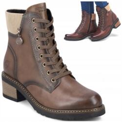 Remonte bőr bokacsizma, Size 38, barna, őszi-téli (Remonte D1A70-22 zimowe skóra naturalna)